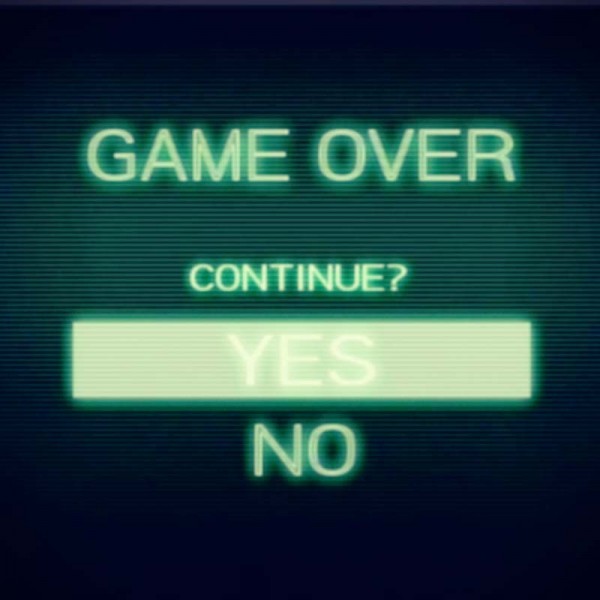 GAME OVER CONTINUE? YES NO