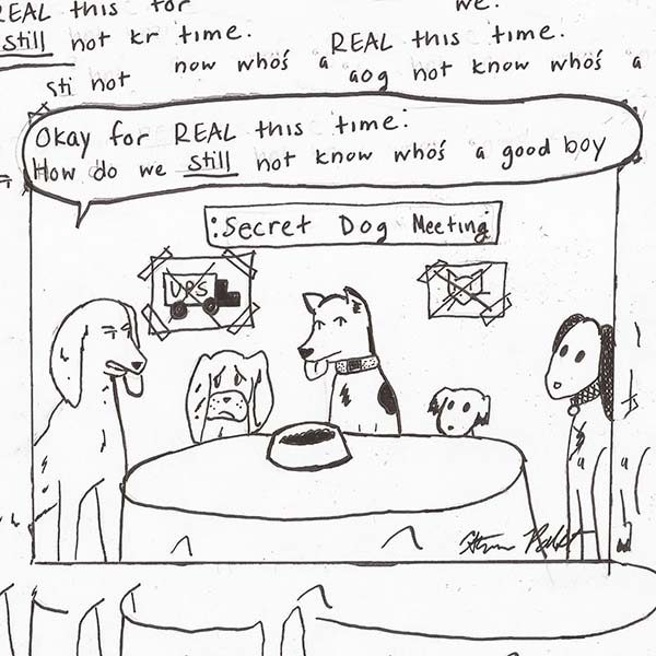 犬のミーティング
